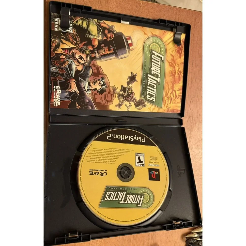 Future Tactics: The Uprising(Sony PlayStation 2, 2004) Complete W/ Manual-Tested